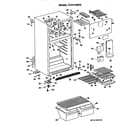 Hotpoint CTXY16EPERWH cabinet parts diagram