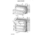 Hotpoint CTXY14CPELWH doors diagram