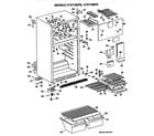 Hotpoint CTXY16EPCRAD cabinet parts diagram