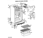 Hotpoint CTXY16CPBLWH cabinet parts diagram