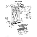 Hotpoint CTXY14CPBLAD cabinet parts diagram
