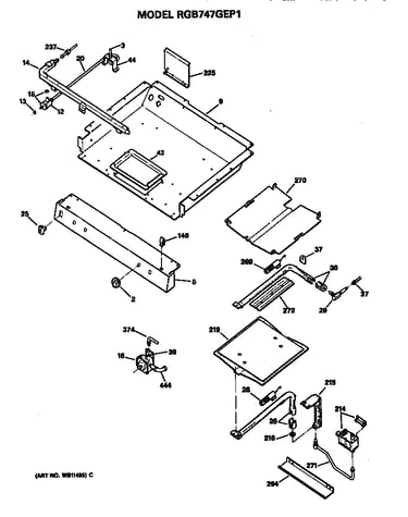 Burner section