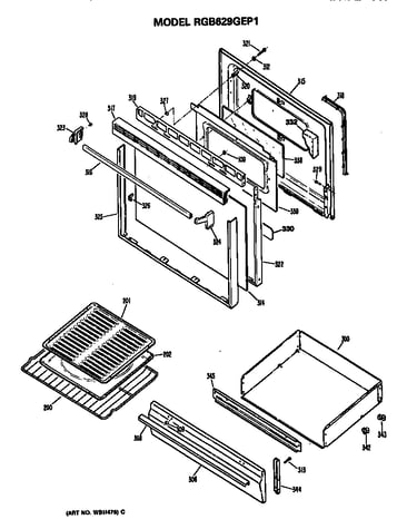 Oven door
