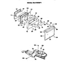 Hotpoint RGJ736GEP1BG oven door diagram