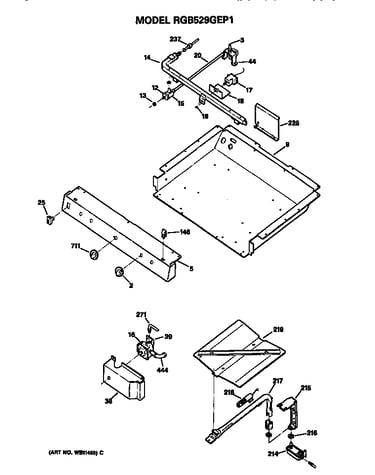 Burner section