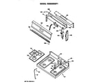 Hotpoint RGB529GEP1 cooktop diagram