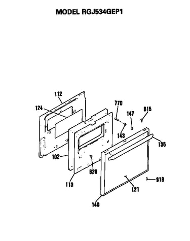 Oven door