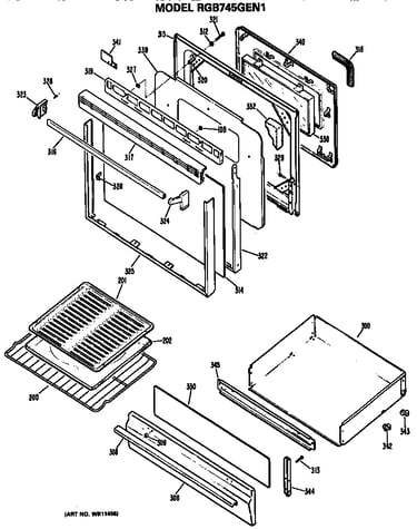Oven door