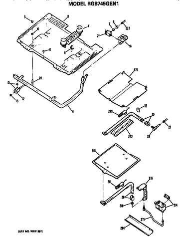 Burner section