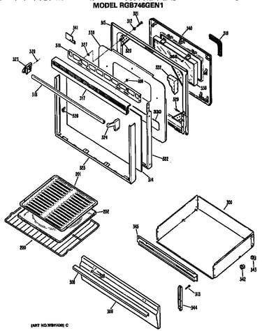 Oven door