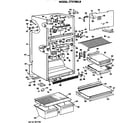 Hotpoint CTX18KLBRAD cabinet parts diagram