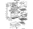 Hotpoint CTX18ELBRHA cabinet parts diagram
