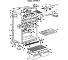 Hotpoint CTX18CLBLWH cabinet parts diagram