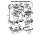 Hotpoint CTX19GLRRAD cabinet parts diagram