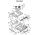 Hotpoint RS622GN1 cooktop diagram