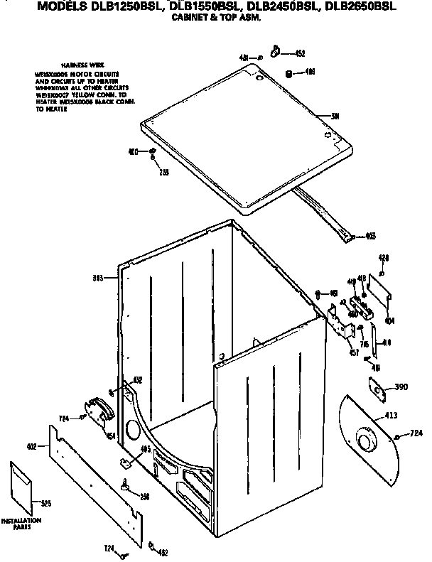 CABINET AND TOP