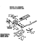 Gas valve and burner assembly