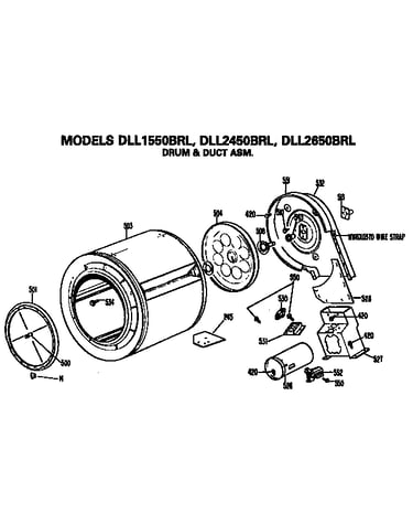 Drum and duct assembly