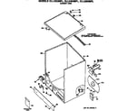 Hotpoint DLL2450BPL cabinet assembly diagram