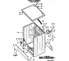 Hotpoint DLB2880DPL cabinet assembly diagram