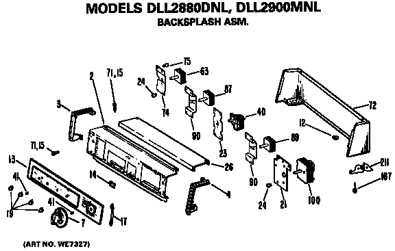 Backsplash assembly