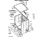 Hotpoint DLL2880DNL cabinet assembly diagram
