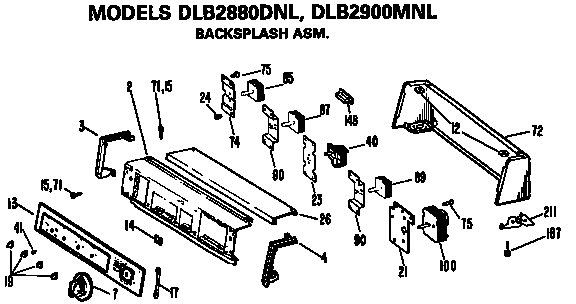Backsplash assembly