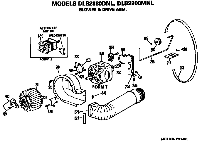 BLOWER AND DRIVE ASSEMBLY