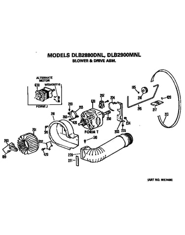 Blower and drive assembly