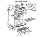 Hotpoint CTX18CLTRAD cabinet parts diagram