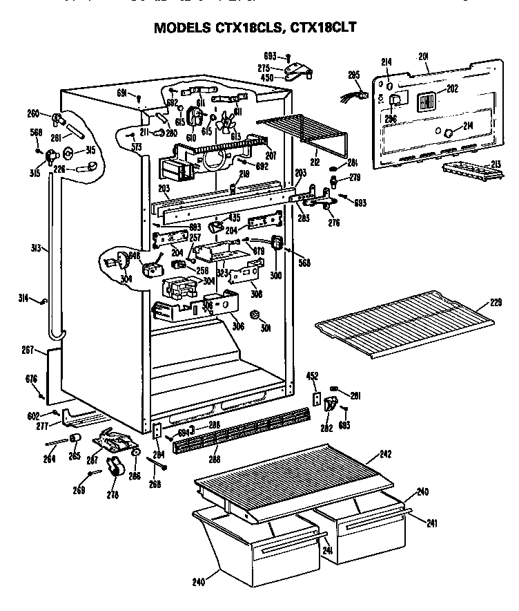 Cabinet parts
