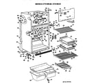 Hotpoint CTX18ELRRWH cabinet parts diagram