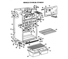 Hotpoint CTX18CLRRAD cabinet parts diagram