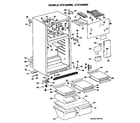 Hotpoint CTX16GMCRAD cabinet parts diagram