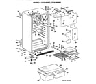 Hotpoint CTX16EMDRAD cabinet parts diagram