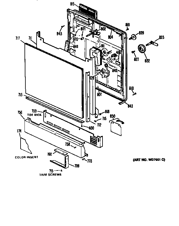 FRONT PANEL/DOOR