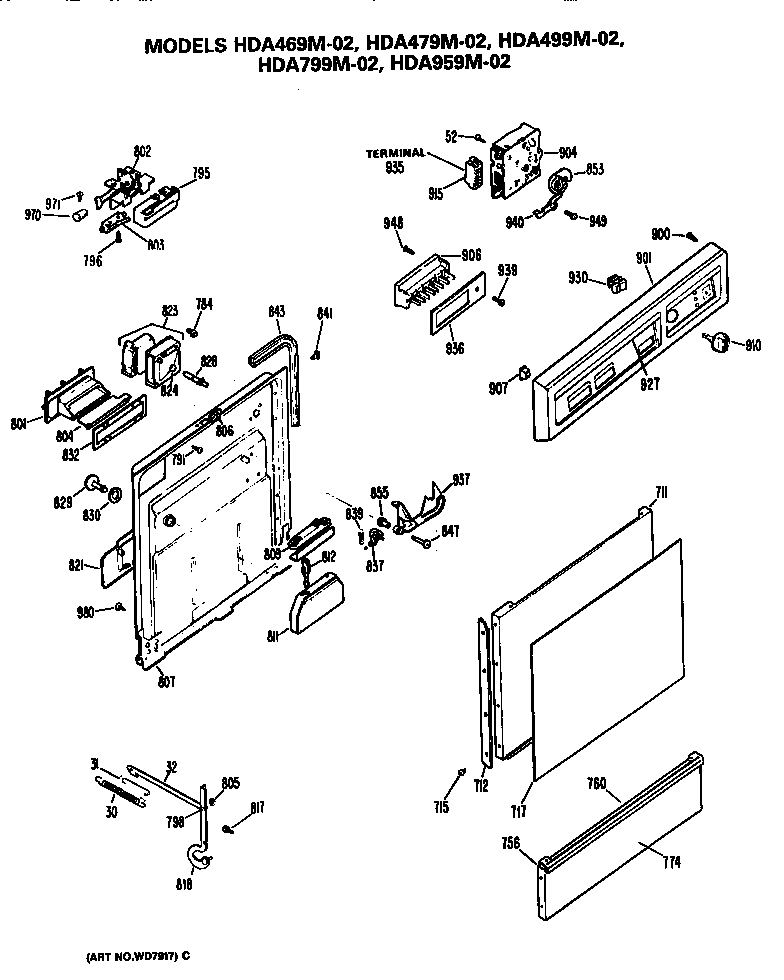 FRONT/CONTROL PANEL