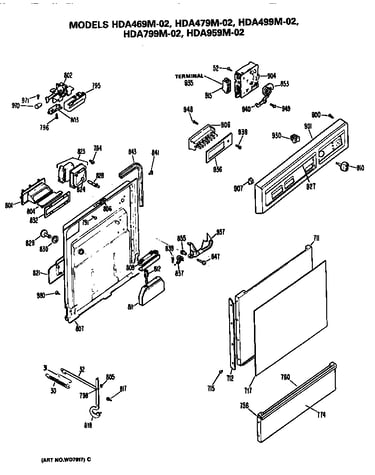 Front/control panel