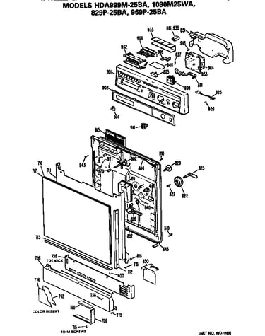 Front panel/control