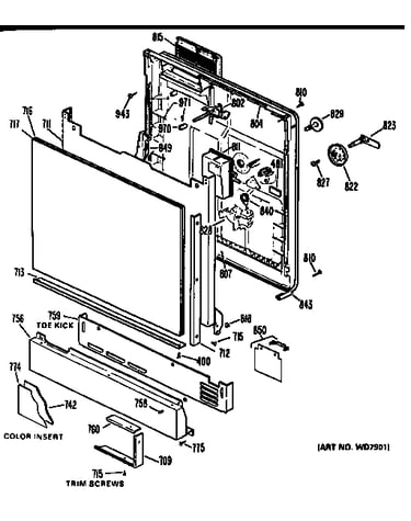 Front/control panel