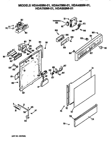 Front/control panel