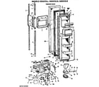 Hotpoint CSX27CLR freezer door diagram