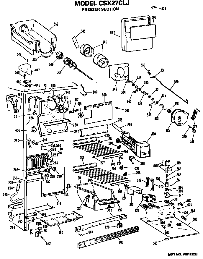 Freezer section