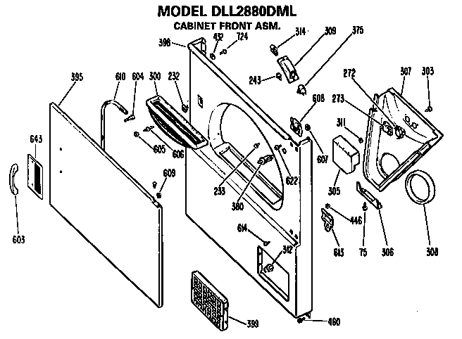 CABINET FRONT ASSEMBLY