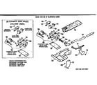 Hotpoint DLL2880DML gas vlave and burner assembly diagram