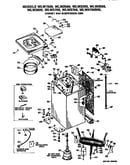 Cabinet and suspension assembly