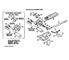 Hotpoint DLL2650BHL gas valve and burner assembly diagram