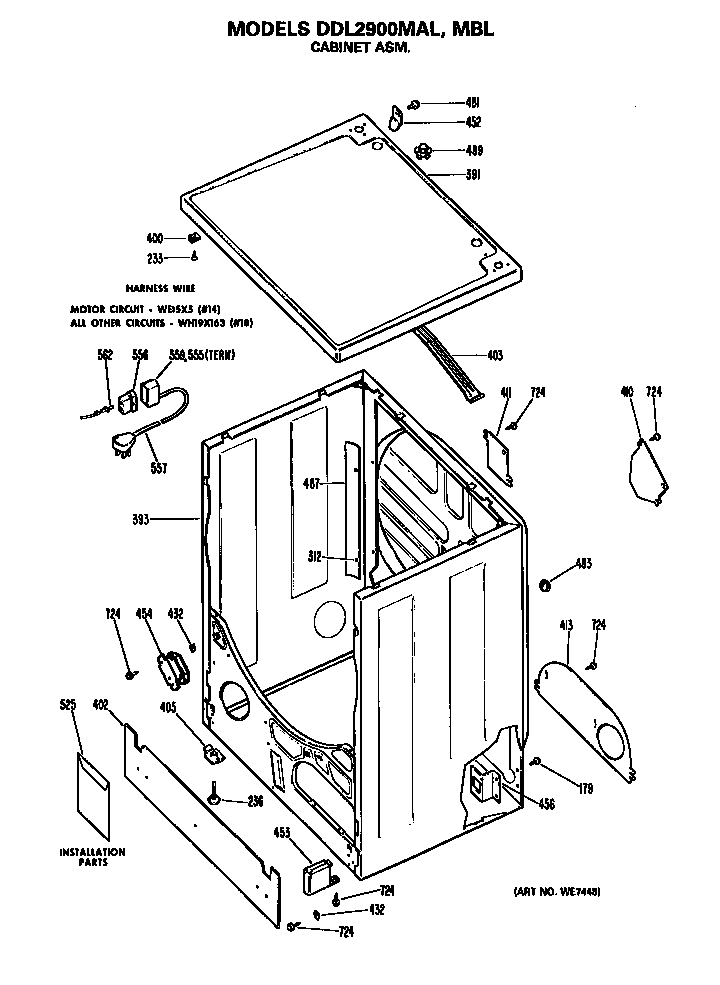 Parts diagram