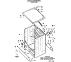 Hotpoint DLB2900MAL cabinet assembly diagram