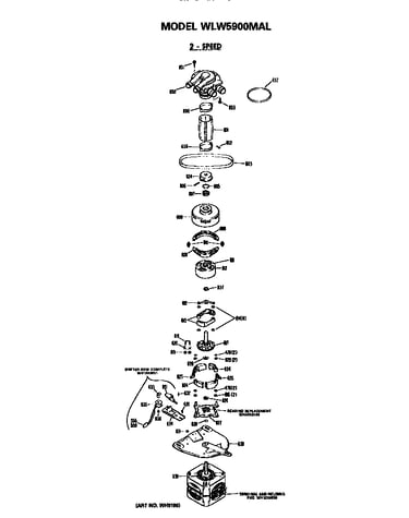 2 speed motor assembly
